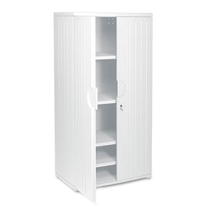 Iceberg wholesale. Officeworks Resin Storage Cabinet, 36w X 22d X 72h, Platinum. HSD Wholesale: Janitorial Supplies, Breakroom Supplies, Office Supplies.