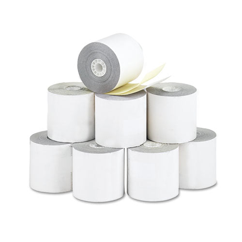 Iconex™ wholesale. Impact Printing Carbonless Paper Rolls, 2.25" X 70 Ft, White-canary, 10-pack. HSD Wholesale: Janitorial Supplies, Breakroom Supplies, Office Supplies.