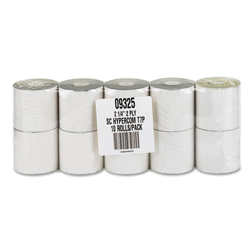 Iconex™ wholesale. Impact Printing Carbonless Paper Rolls, 2.25" X 70 Ft, White-canary, 10-pack. HSD Wholesale: Janitorial Supplies, Breakroom Supplies, Office Supplies.