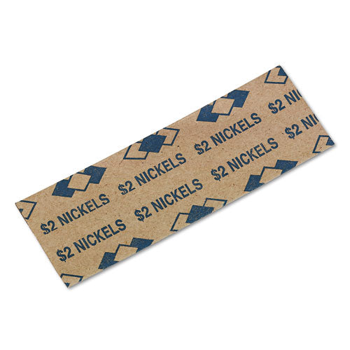 Iconex™ wholesale. Tubular Coin Wrappers, Nickels, $2, Pop-open Wrappers, 1000-pack. HSD Wholesale: Janitorial Supplies, Breakroom Supplies, Office Supplies.