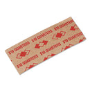 Iconex™ wholesale. Tubular Coin Wrappers, Quarters, $10, Pop-open Wrappers, 1000-pack. HSD Wholesale: Janitorial Supplies, Breakroom Supplies, Office Supplies.