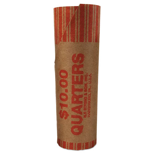 Iconex™ wholesale. Preformed Tubular Coin Wrappers, Quarters, $10, 1000 Wrappers-carton. HSD Wholesale: Janitorial Supplies, Breakroom Supplies, Office Supplies.