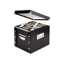 Snap-N-Store® wholesale. File Box, Letter Files, 11.75" X 9.75" X 9.5", Black. HSD Wholesale: Janitorial Supplies, Breakroom Supplies, Office Supplies.