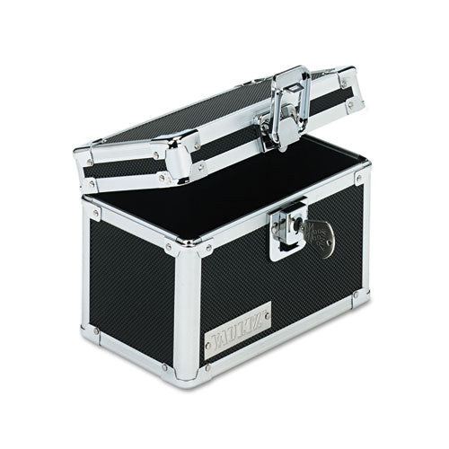 Vaultz® wholesale. Vaultz Locking Index Card File With Flip Top Holds 350 3 X 5 Cards, Black. HSD Wholesale: Janitorial Supplies, Breakroom Supplies, Office Supplies.