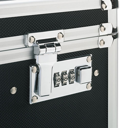 Vaultz® wholesale. Locking Mobile File Chest, Letter-legal Files, 17.5" X 15.5" X 14.5", Black-chrome. HSD Wholesale: Janitorial Supplies, Breakroom Supplies, Office Supplies.