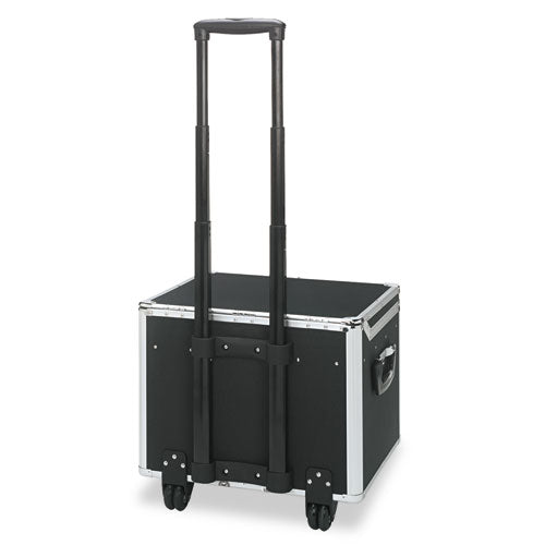 Vaultz® wholesale. Locking Mobile File Chest, Letter-legal Files, 17.5" X 15.5" X 14.5", Black-chrome. HSD Wholesale: Janitorial Supplies, Breakroom Supplies, Office Supplies.