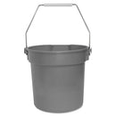 Impact® wholesale. Impact® Deluxe Heavy-duty Bucket, Gray, Polypropylene, 10qt, 10 5-8dia X 10 1-4h. HSD Wholesale: Janitorial Supplies, Breakroom Supplies, Office Supplies.
