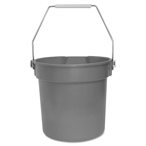 Impact® wholesale. Impact® Deluxe Heavy-duty Bucket, Gray, Polypropylene, 10qt, 10 5-8dia X 10 1-4h. HSD Wholesale: Janitorial Supplies, Breakroom Supplies, Office Supplies.
