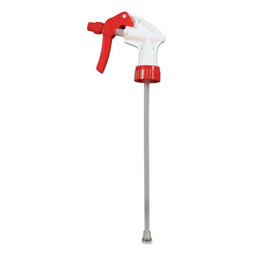 Impact® wholesale. Impact® General Purpose Trigger Sprayer, 9.88" Tube, Fits 32 Oz Bottles, Red-white, 24-carton. HSD Wholesale: Janitorial Supplies, Breakroom Supplies, Office Supplies.