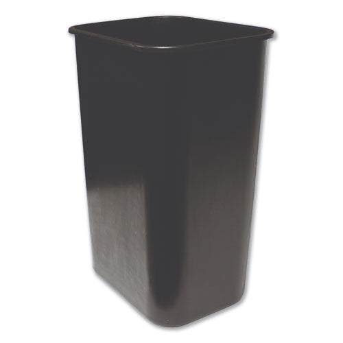Impact® wholesale. Impact® Soft-sided Wastebasket, Rectangular, Polyethylene, 41 Qt, Black. HSD Wholesale: Janitorial Supplies, Breakroom Supplies, Office Supplies.