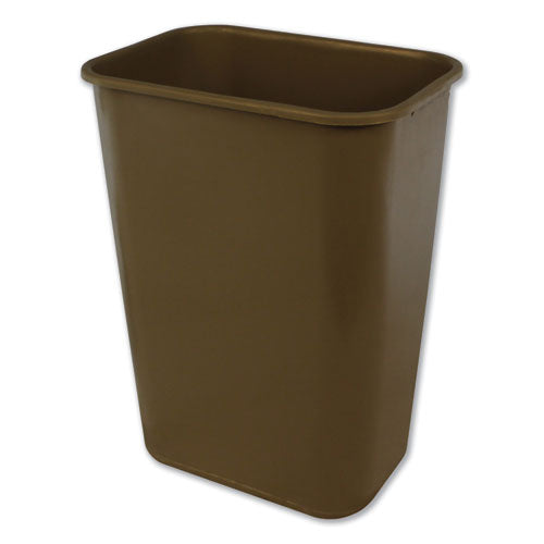 Impact® wholesale. Impact® Soft-sided Wastebasket, Rectangular, Polyethylene, 41 Qt, Beige. HSD Wholesale: Janitorial Supplies, Breakroom Supplies, Office Supplies.