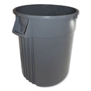 Impact® wholesale. Impact® Advanced Gator Waste Container, Round, Plastic, 44 Gal, Gray. HSD Wholesale: Janitorial Supplies, Breakroom Supplies, Office Supplies.