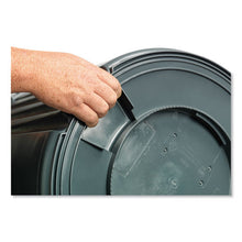 Load image into Gallery viewer, Impact® wholesale. Impact® Advanced Gator Waste Container, Round, Plastic, 44 Gal, Gray. HSD Wholesale: Janitorial Supplies, Breakroom Supplies, Office Supplies.