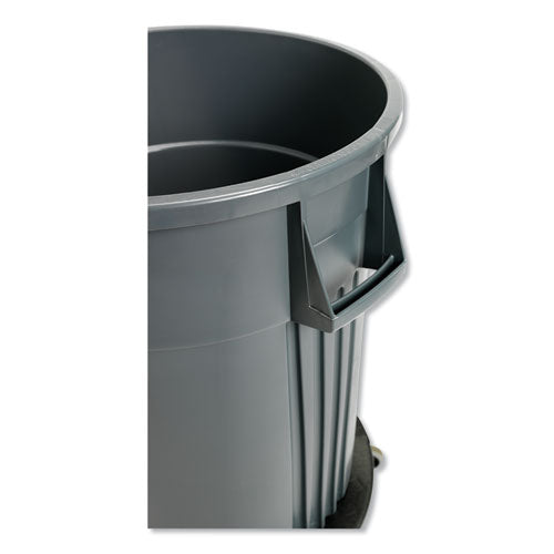 Impact® wholesale. Impact® Advanced Gator Waste Container, Round, Plastic, 44 Gal, Gray. HSD Wholesale: Janitorial Supplies, Breakroom Supplies, Office Supplies.