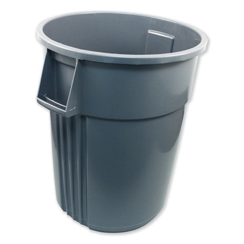 Impact® wholesale. Impact® Advanced Gator Waste Container, Round, Plastic, 55 Gal, Gray. HSD Wholesale: Janitorial Supplies, Breakroom Supplies, Office Supplies.