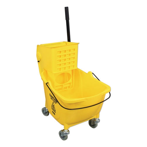 Impact® wholesale. Impact® Side-press Wringer And Plastic Bucket Combo, 12 To 32 Oz, Yellow. HSD Wholesale: Janitorial Supplies, Breakroom Supplies, Office Supplies.