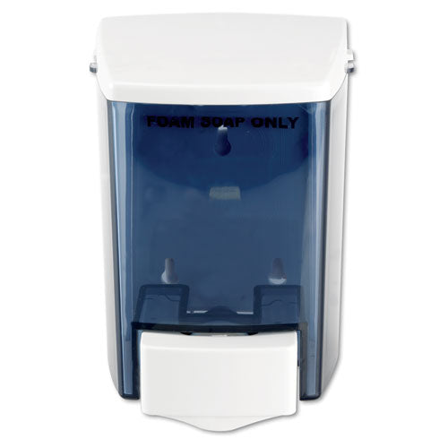 Impact® wholesale. Impact® Encore Foam-eeze Bulk Foam Soap Dispenser, See Thru, 900 Ml, 4.5 X 4 X 6.25, White. HSD Wholesale: Janitorial Supplies, Breakroom Supplies, Office Supplies.