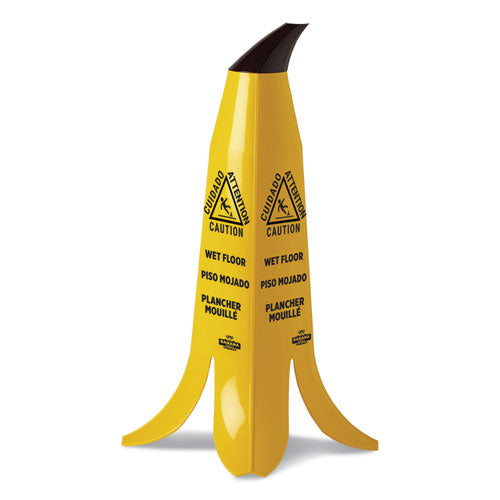 Impact® wholesale. Impact® Banana Wet Floor Cones, 11 X 11.15 X 23.25, Yellow-brown-black. HSD Wholesale: Janitorial Supplies, Breakroom Supplies, Office Supplies.