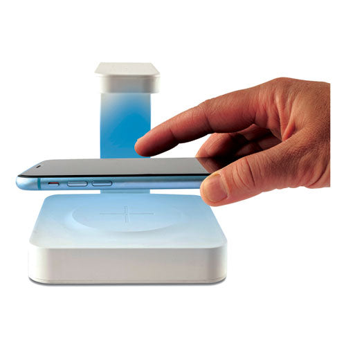 Itek™ wholesale. Sterilizer And Wireless Phone Charger, White. HSD Wholesale: Janitorial Supplies, Breakroom Supplies, Office Supplies.