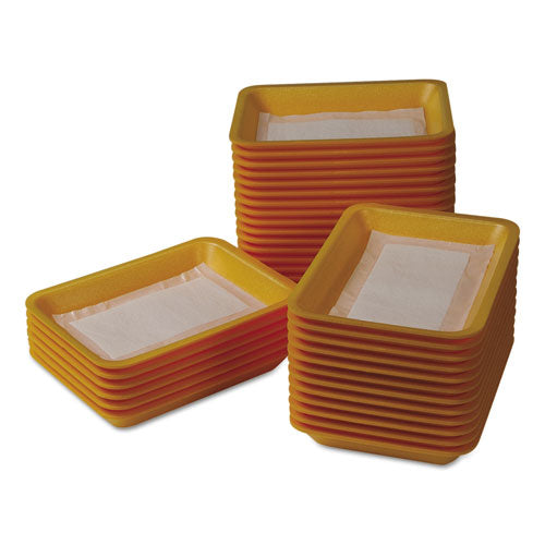 International Tray Pads wholesale. Meat Tray Pads, 6w X 4.5d, White-yellow, 1,000-carton. HSD Wholesale: Janitorial Supplies, Breakroom Supplies, Office Supplies.