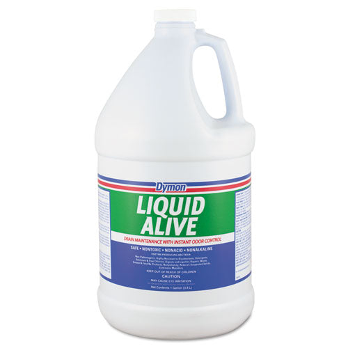 Dymon® wholesale. DYMON Liquid Alive Enzyme Producing Bacteria, 1 Gal Bottle, 4-carton. HSD Wholesale: Janitorial Supplies, Breakroom Supplies, Office Supplies.