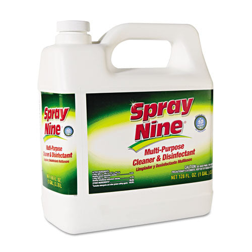 Spray Nine® wholesale. Heavy Duty Cleaner-degreaser-disinfectant, Citrus Scent, 1 Gal Bottle, 4-carton. HSD Wholesale: Janitorial Supplies, Breakroom Supplies, Office Supplies.