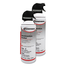 Load image into Gallery viewer, Innovera® wholesale. Compressed Air Duster Cleaner, 10 Oz Can, 2-pack. HSD Wholesale: Janitorial Supplies, Breakroom Supplies, Office Supplies.