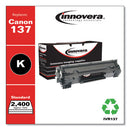 Innovera® wholesale. Remanufactured Black Toner, Replacement For Canon 137 (9435b001aa), 2,400 Page-yield. HSD Wholesale: Janitorial Supplies, Breakroom Supplies, Office Supplies.