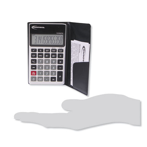 Innovera® wholesale. 15922 Pocket Calculator, Dual Power, 12-digit Lcd Display. HSD Wholesale: Janitorial Supplies, Breakroom Supplies, Office Supplies.