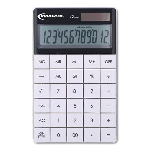 Innovera® wholesale. 15973 Large Button Calculator, 12-digit, Lcd. HSD Wholesale: Janitorial Supplies, Breakroom Supplies, Office Supplies.