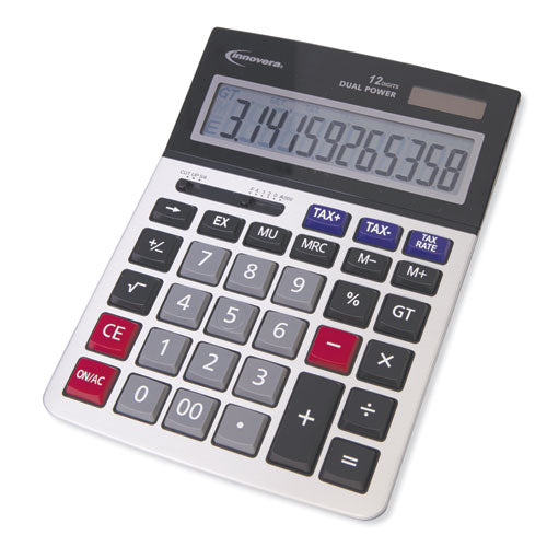 Innovera® wholesale. 15975 Large Display Calculator, Dual Power, 12-digit Lcd Display. HSD Wholesale: Janitorial Supplies, Breakroom Supplies, Office Supplies.