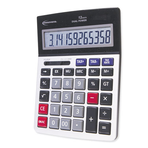 Innovera® wholesale. 15975 Large Display Calculator, Dual Power, 12-digit Lcd Display. HSD Wholesale: Janitorial Supplies, Breakroom Supplies, Office Supplies.