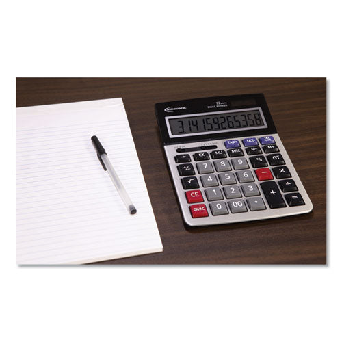 Innovera® wholesale. 15975 Large Display Calculator, Dual Power, 12-digit Lcd Display. HSD Wholesale: Janitorial Supplies, Breakroom Supplies, Office Supplies.