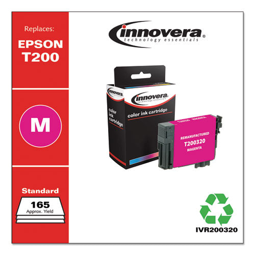 Innovera® wholesale. Remanufactured Magenta Ink, Replacement For Epson T200 (t200320), 165 Page-yield. HSD Wholesale: Janitorial Supplies, Breakroom Supplies, Office Supplies.