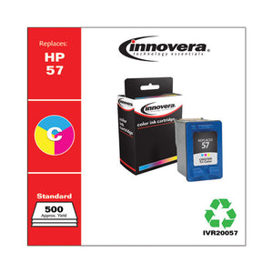 Innovera® wholesale. Remanufactured Tri-color Ink, Replacement For Hp 57 (c6657an), 400 Page-yield. HSD Wholesale: Janitorial Supplies, Breakroom Supplies, Office Supplies.