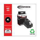 Innovera® wholesale. Remanufactured Black Ink, Replacement For Hp 02 (c8721wn), 660 Page-yield. HSD Wholesale: Janitorial Supplies, Breakroom Supplies, Office Supplies.