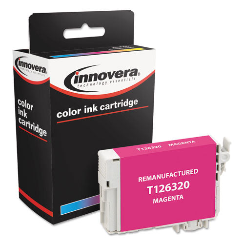 Innovera® wholesale. Remanufactured Magenta Ink, Replacement For Epson 126 (t126320), 470 Page-yield. HSD Wholesale: Janitorial Supplies, Breakroom Supplies, Office Supplies.