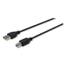 Innovera® wholesale. Usb Cable, 6 Ft, Black. HSD Wholesale: Janitorial Supplies, Breakroom Supplies, Office Supplies.