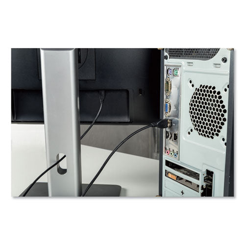 Innovera® wholesale. Usb Cable, 6 Ft, Black. HSD Wholesale: Janitorial Supplies, Breakroom Supplies, Office Supplies.
