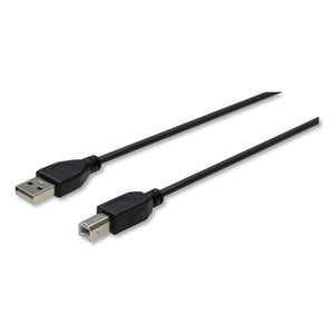 Innovera® wholesale. Usb Cable, 10 Ft, Black. HSD Wholesale: Janitorial Supplies, Breakroom Supplies, Office Supplies.