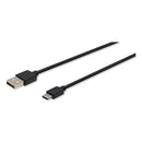 Innovera® wholesale. Usb To Usb C Cable, 10 Ft, Black. HSD Wholesale: Janitorial Supplies, Breakroom Supplies, Office Supplies.
