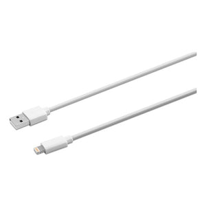 Innovera® wholesale. Usb Lightning Cable, 10 Ft, White. HSD Wholesale: Janitorial Supplies, Breakroom Supplies, Office Supplies.