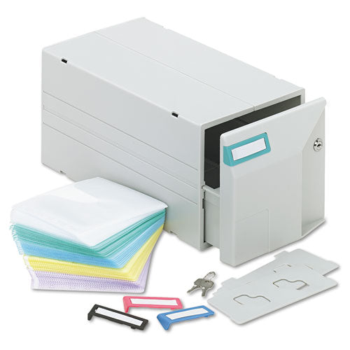 Innovera® wholesale. Cd-dvd Storage Drawer, Holds 150 Discs, Light Gray. HSD Wholesale: Janitorial Supplies, Breakroom Supplies, Office Supplies.