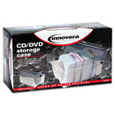 Innovera® wholesale. Cd-dvd Storage Case, Holds 150 Discs, Clear-smoke. HSD Wholesale: Janitorial Supplies, Breakroom Supplies, Office Supplies.