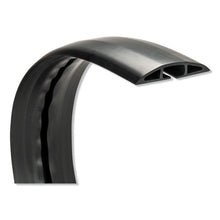 Load image into Gallery viewer, Innovera® wholesale. Floor Sleeve Cable Management, 2.5&quot; X 0.5&quot; Channel, 72&quot; Long, Black. HSD Wholesale: Janitorial Supplies, Breakroom Supplies, Office Supplies.