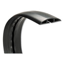 Innovera® wholesale. Floor Sleeve Cable Management, 2.5" X 0.5" Channel, 72" Long, Black. HSD Wholesale: Janitorial Supplies, Breakroom Supplies, Office Supplies.