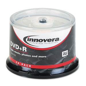 Innovera® wholesale. Dvd+r Discs, 4.7gb, 16x, Spindle, Silver, 50-pack. HSD Wholesale: Janitorial Supplies, Breakroom Supplies, Office Supplies.