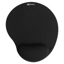 Innovera® wholesale. Mouse Pad W-gel Wrist Pad, Nonskid Base, 10-3-8 X 8-7-8, Black. HSD Wholesale: Janitorial Supplies, Breakroom Supplies, Office Supplies.
