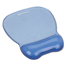 Load image into Gallery viewer, Innovera® wholesale. Gel Mouse Pad W-wrist Rest, Nonskid Base, 8-1-4 X 9-5-8, Blue. HSD Wholesale: Janitorial Supplies, Breakroom Supplies, Office Supplies.