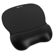 Load image into Gallery viewer, Innovera® wholesale. Gel Mouse Pad W-wrist Rest, Nonskid Base, 8-1-4 X 9-5-8, Black. HSD Wholesale: Janitorial Supplies, Breakroom Supplies, Office Supplies.